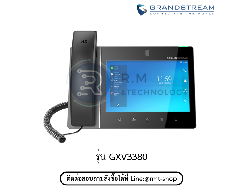 GRANDSTREAM GXV3380 IP Video Phone for Android 7.0