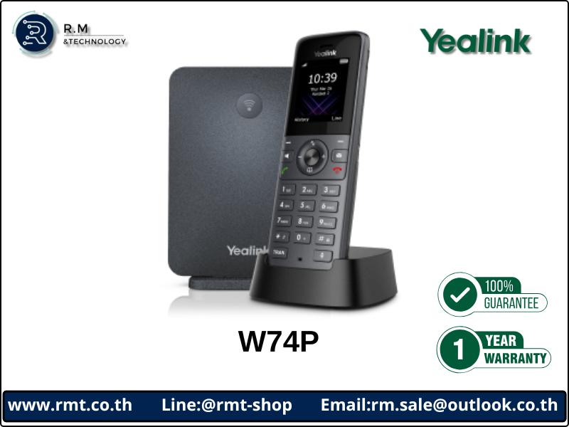 Yealink Dect Phone Base + Handset W74P
